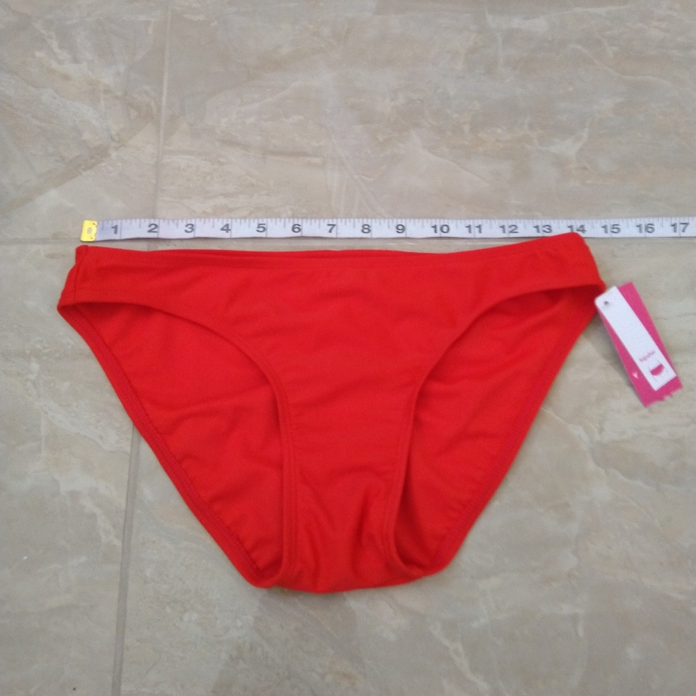 Xhilaration red bikini bottom size medium - Picture 8 of 8